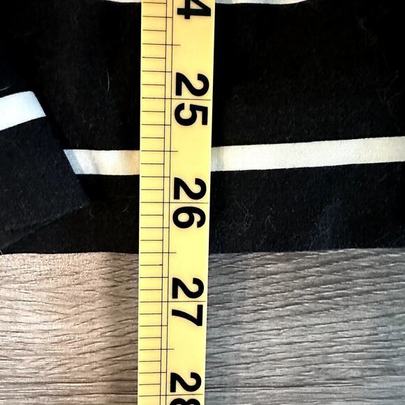 Banana Republic Striped Pleated Fit and Flare Mini Dress Size 10P - Picture 4 of 5